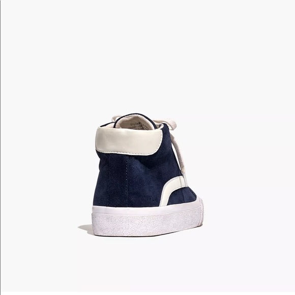 MADEWELL High-Top Sidewalk Sneakers in Suede - Picture 2 of 4
